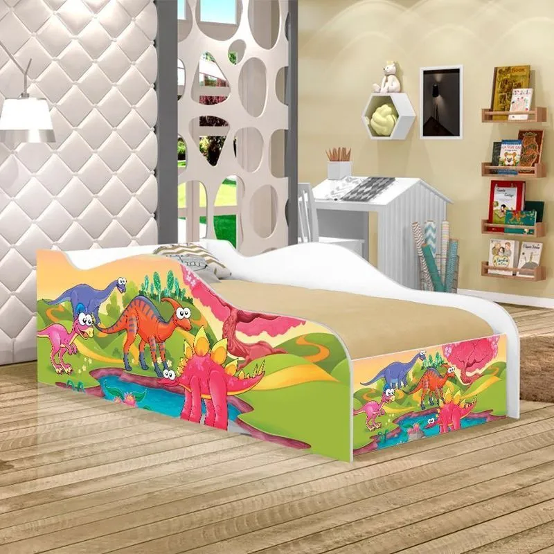 Cama Infantil Like Planeta Dinossauros