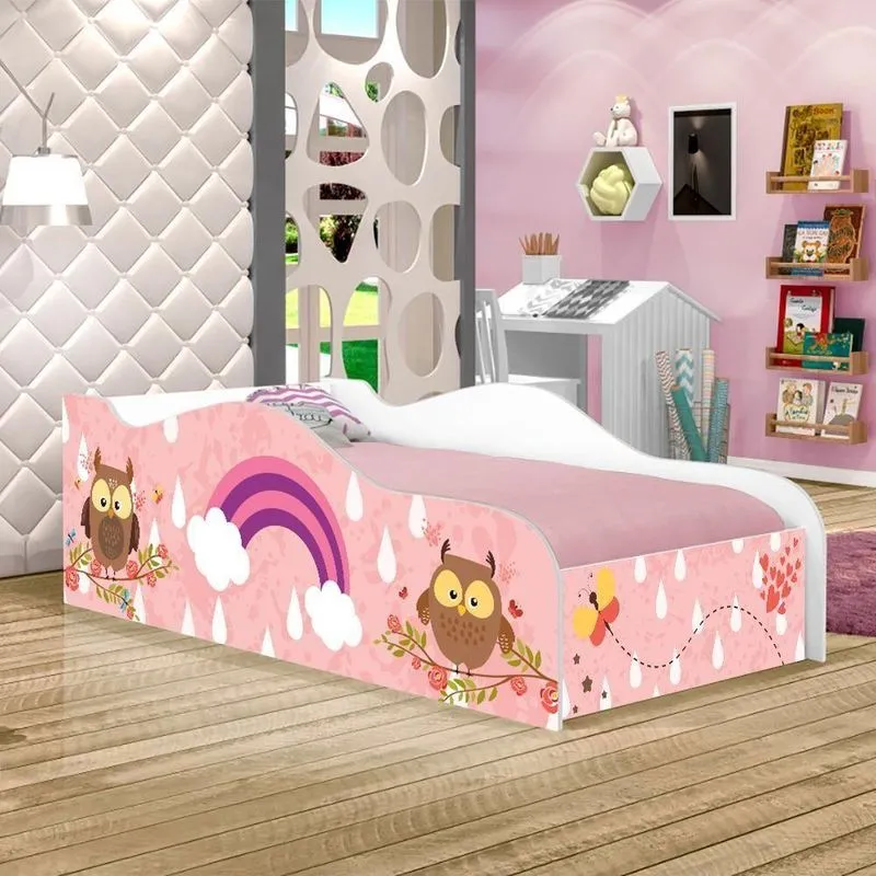 Cama Infantil Like Corujas Na Chuva