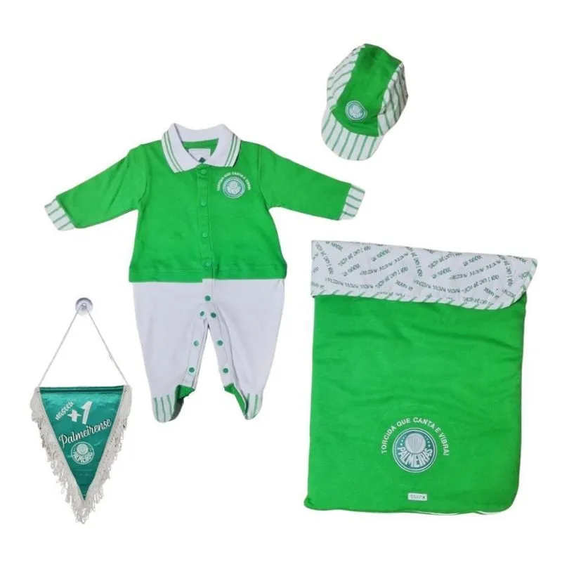 Kit Saída Maternidade Palmeiras Luxo Oficial