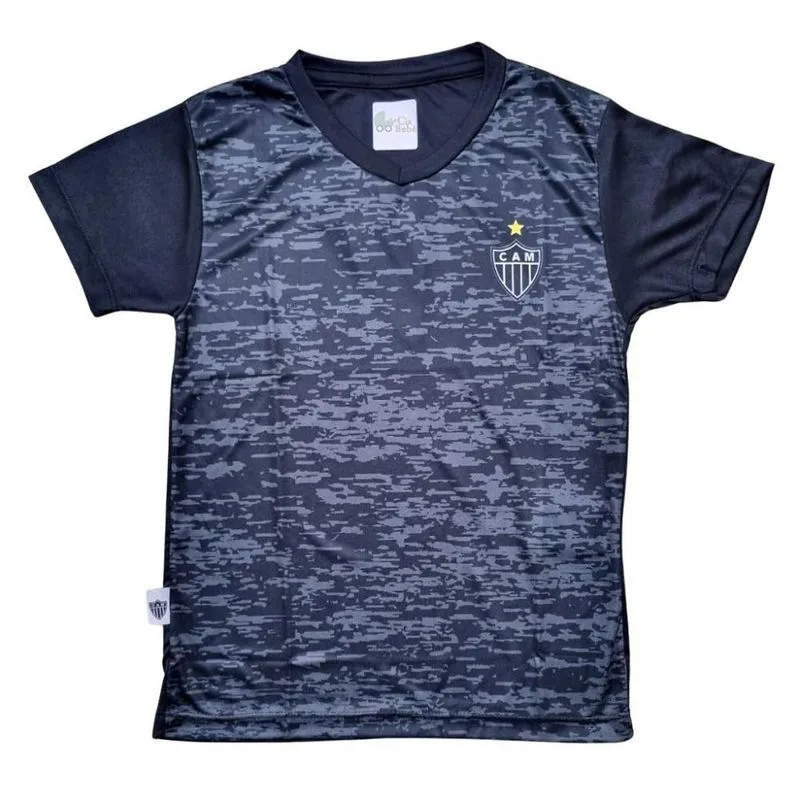 Camiseta Infantil Atlético MG Rajada Oficial Tam 6