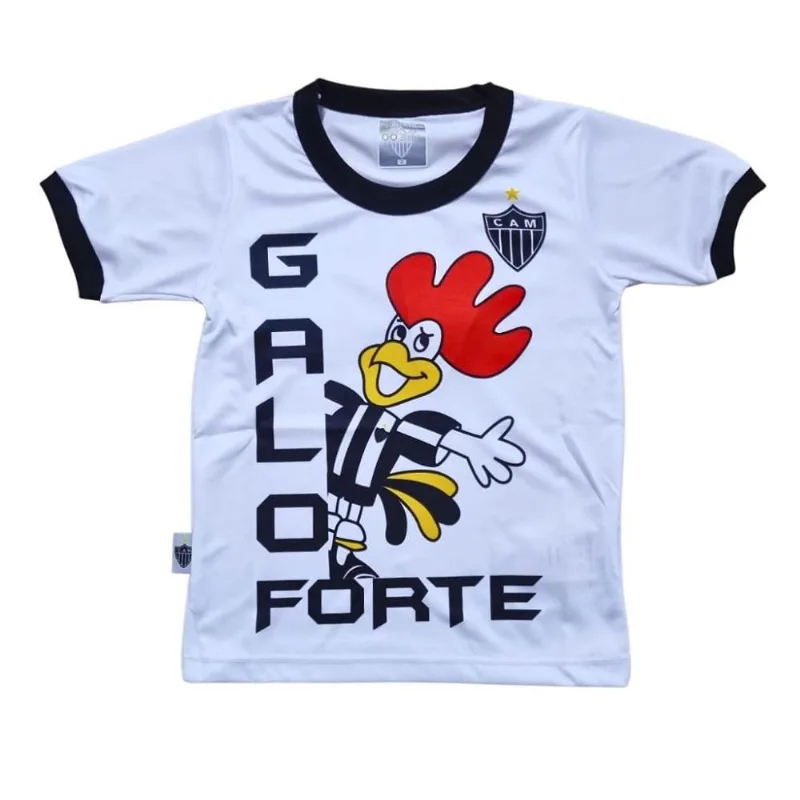 Camiseta Atlético MG Infantil Mascote Oficial Tam 2