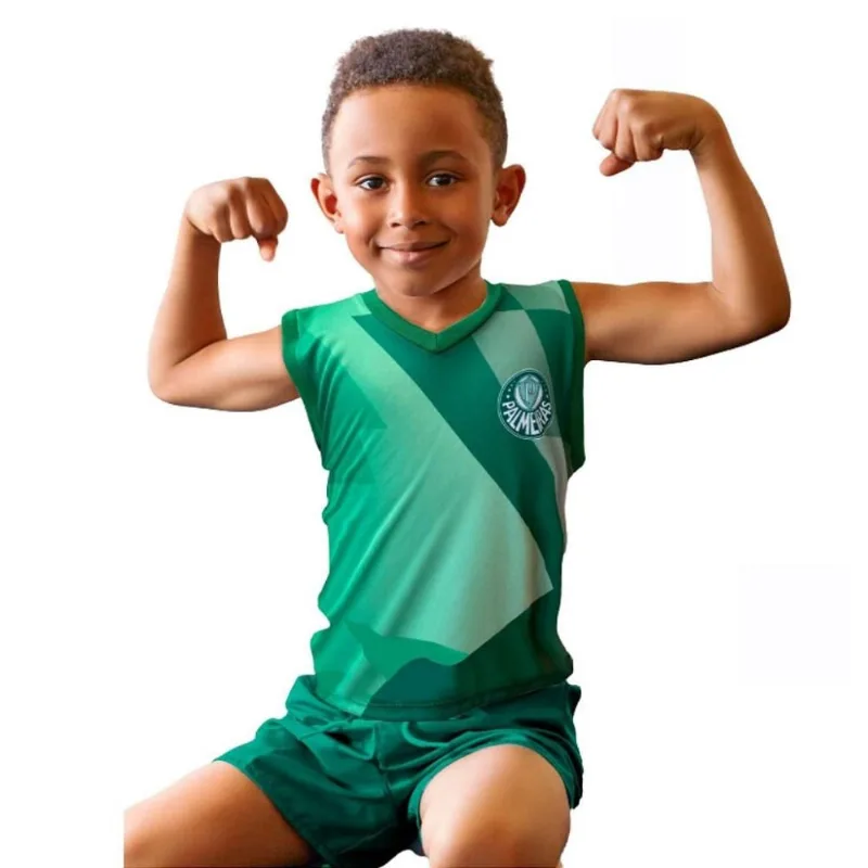 Camiseta Regata Infantil Palmeiras Prisma Oficial Tam 12