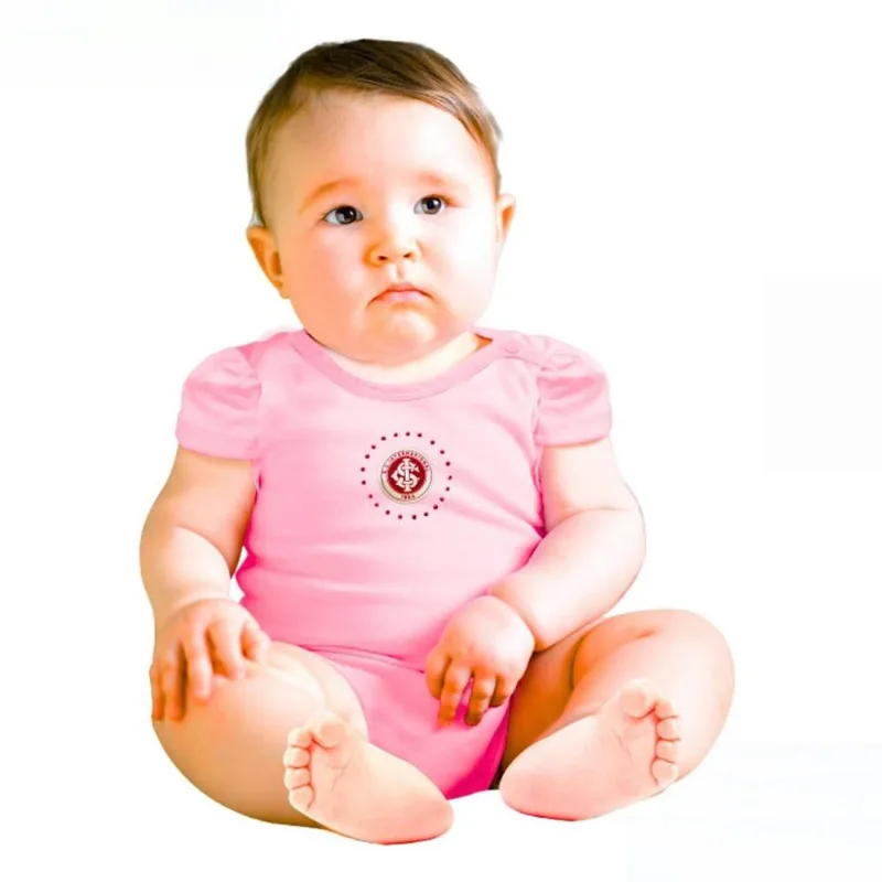 Body Bebê Internacional Rosa Manga Curta Oficial M