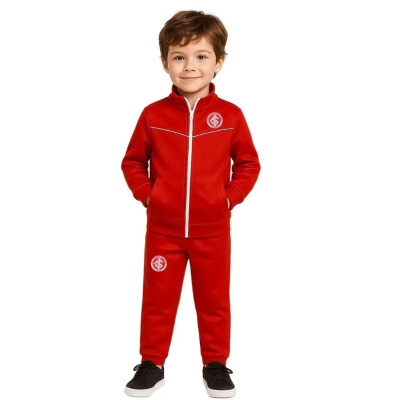 Conjunto Agasalho Internacional Infantil Jaqueta e Calça Tam 2 / Vermelho