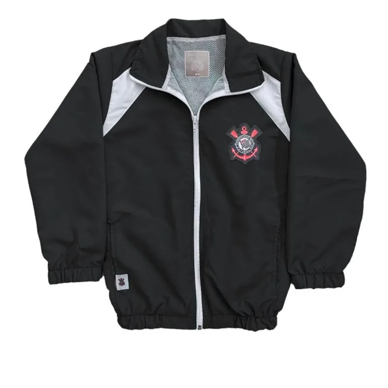 Jaqueta Corinthians Blusa Infantil Juvenil Microfibra Tam 4