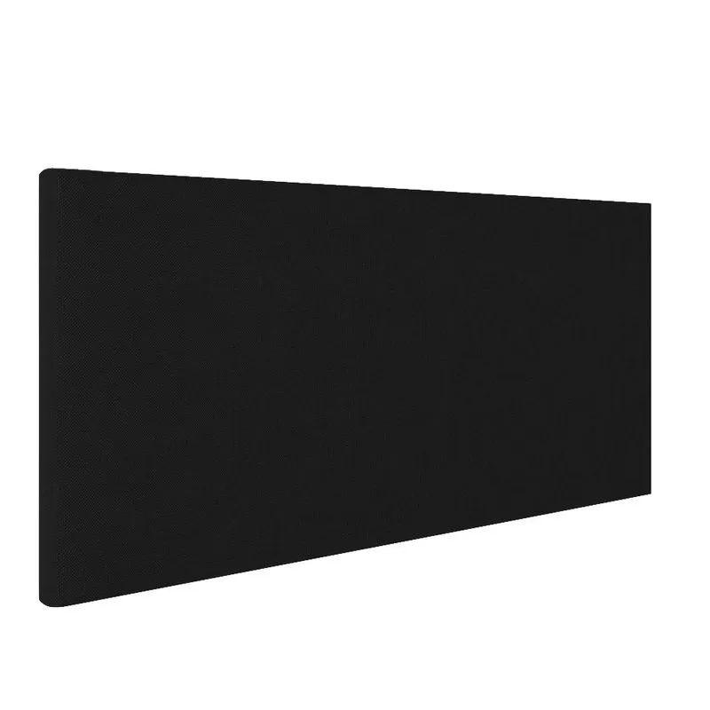 Cabeceira Painel Clean Para Cama Box Casal 160 cm Linho Preto A79 - D'Rossi