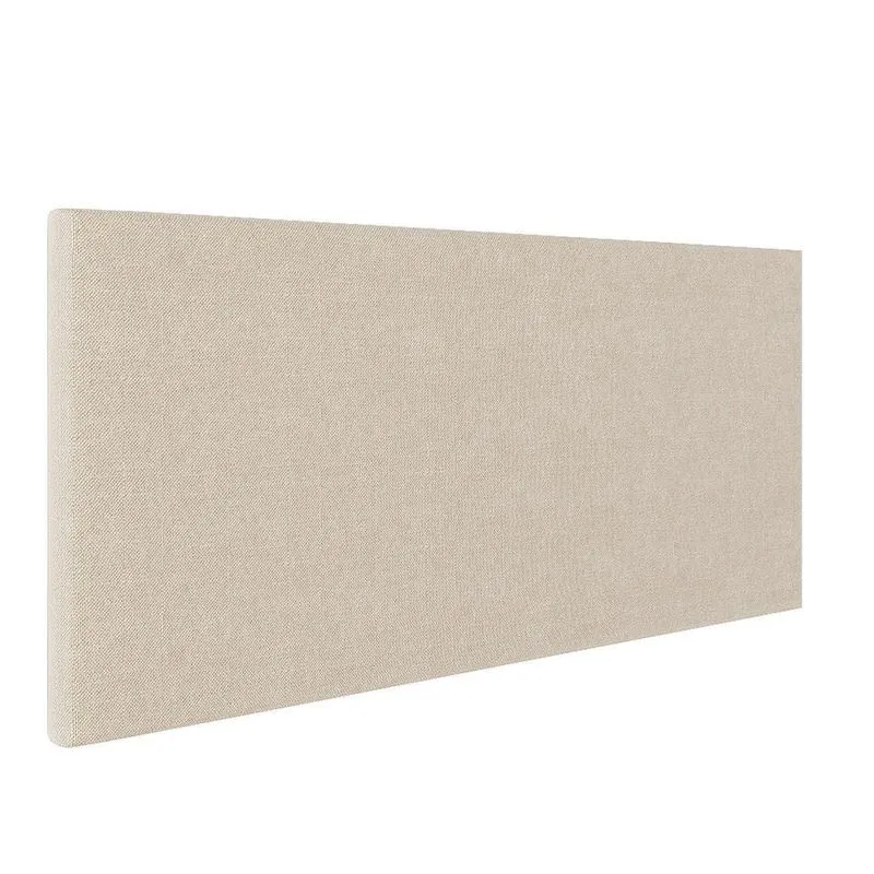 Cabeceira Painel Clean Para Cama Box Queen 160 Cm Linho Cor A27 Areia