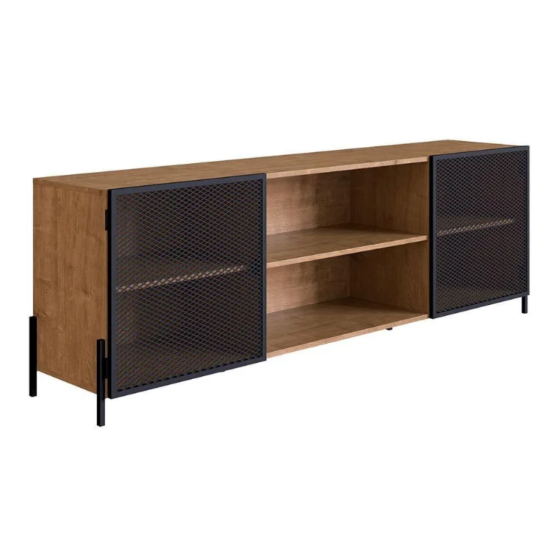 Rack New Vermont E Preto 180 Cm - D'rossi - DRossi