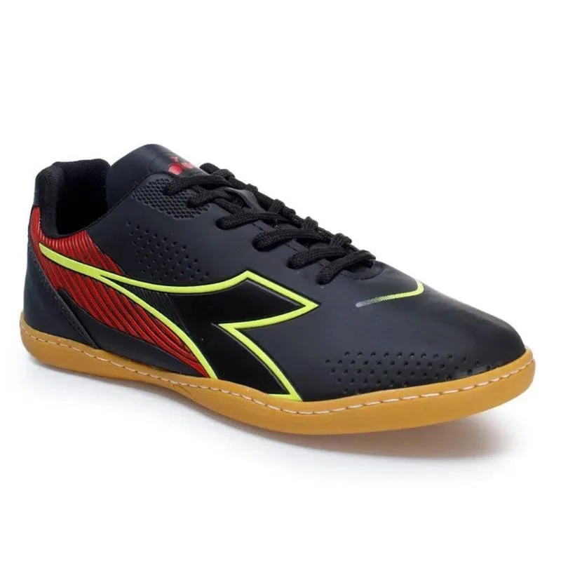 Chuteira Futsal Diadora Mondiale Alemanha 39 / Preto e Vermelho - Diadora