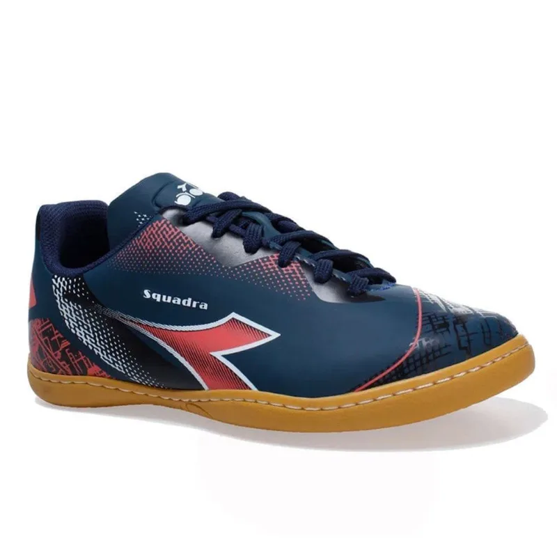 Chuteira Futsal Diadora Squadra 38 / Marinho e Preto - Diadora