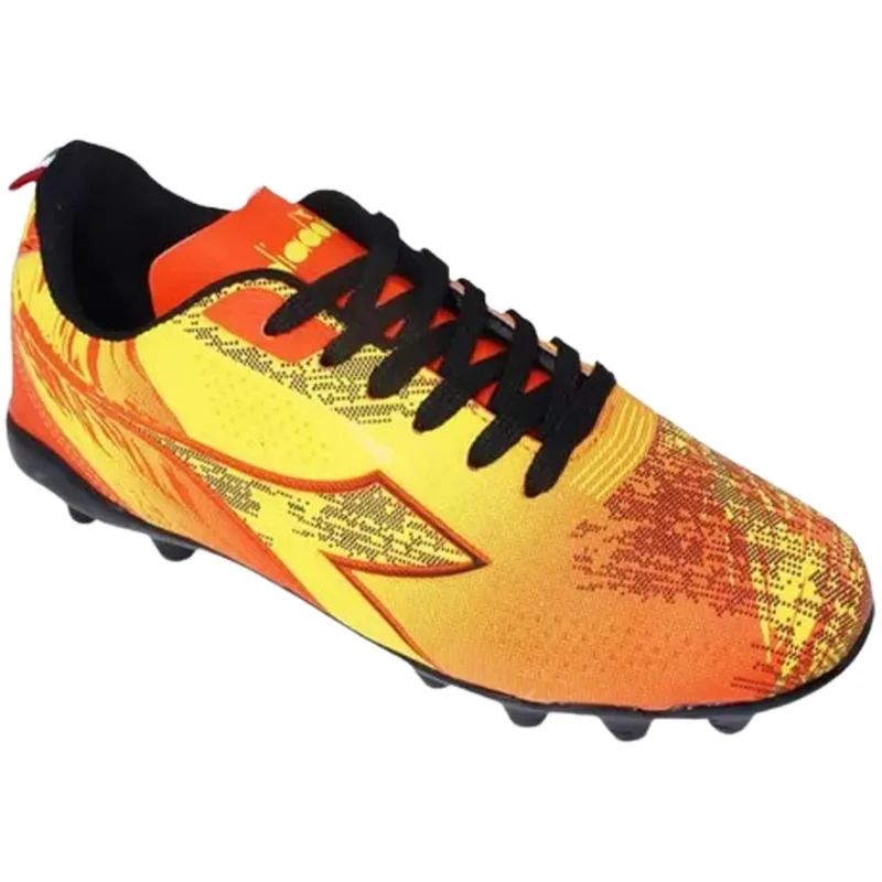 Chuteira Diadora Agilitá Campo Masculino - Laranja e Amarelo