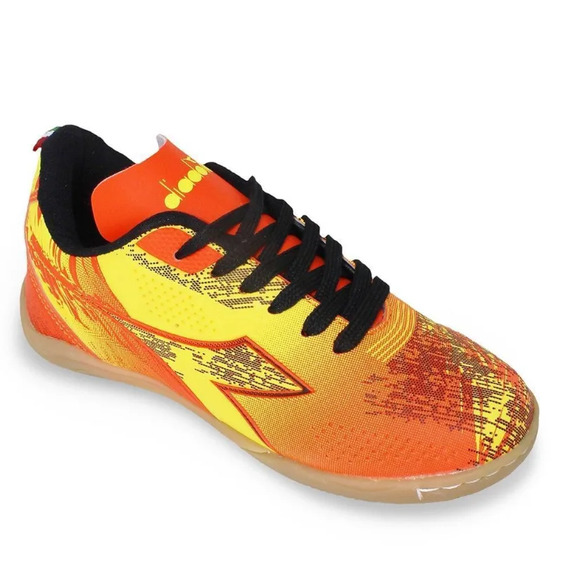 Chuteira Futsal Diadora Agilita Infantil 29 / Laranja