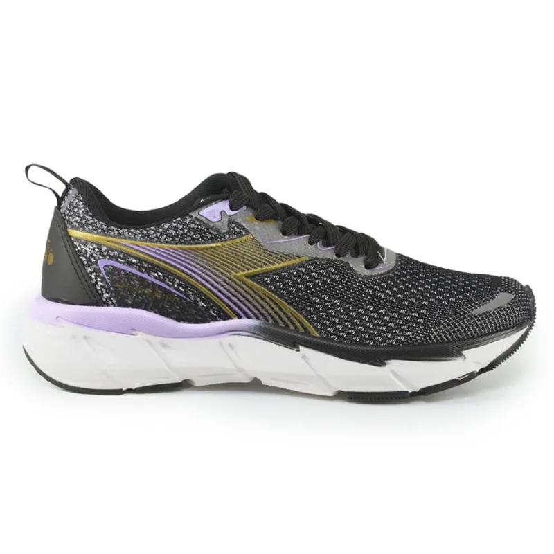 Tênis Esportivo Unissex Diadora Spartacus II Preto e Lilás 40 PRETO/LILÁS/DOURADO - Diadora