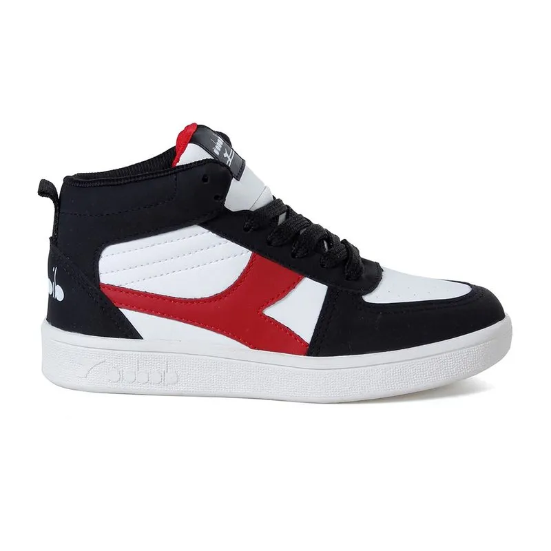 Tênis Diadora Hi-Playmaker Jr Juvenil Branco BRANCO/PRETO/VERMELHO - 29