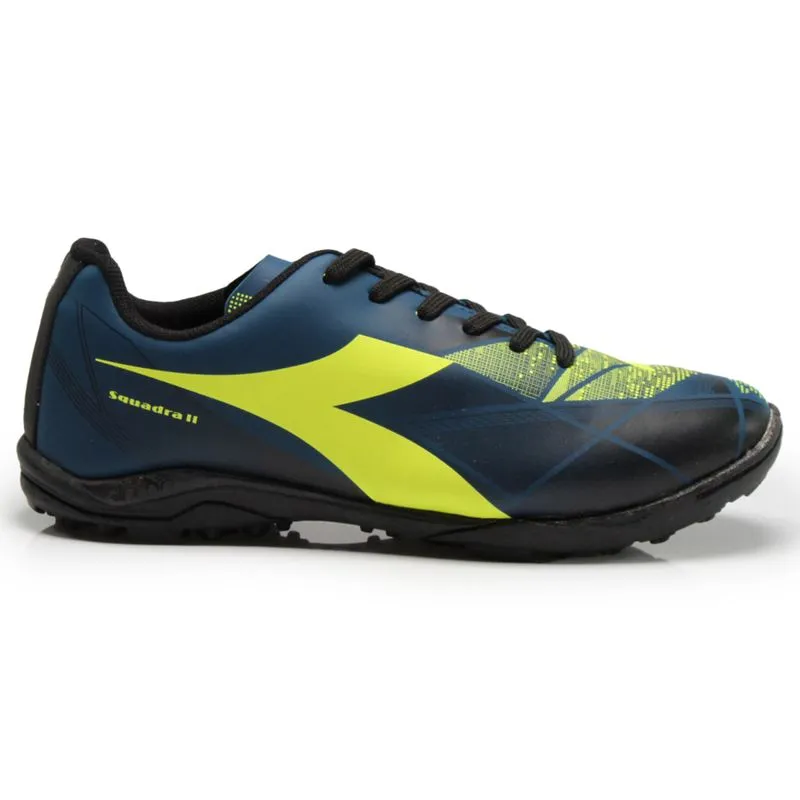 Chuteira Society Diadora Squadra II Masculina Azul AZUL/PRETO/AMARELO NEON - 44