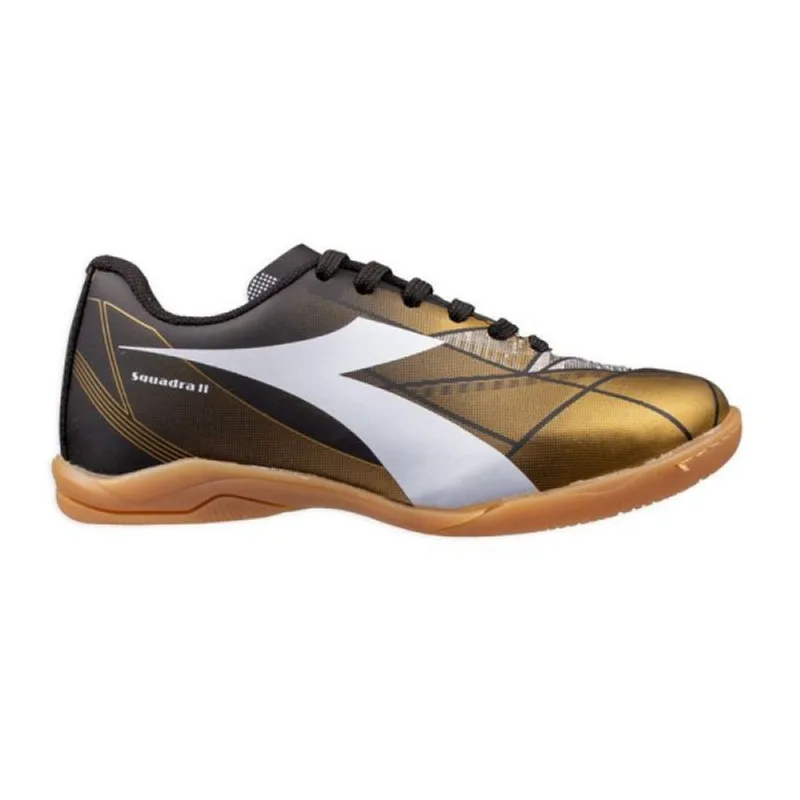 Chuteira Diadora Squadra Ii Infantil Futsal 33 33 / Preto - Diadora