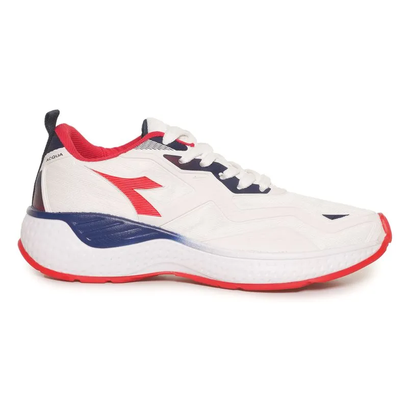 Tênis de Corrida Diadora Acqua Masculino Branco BRANCO/MARINHO/VERMELHO - 39