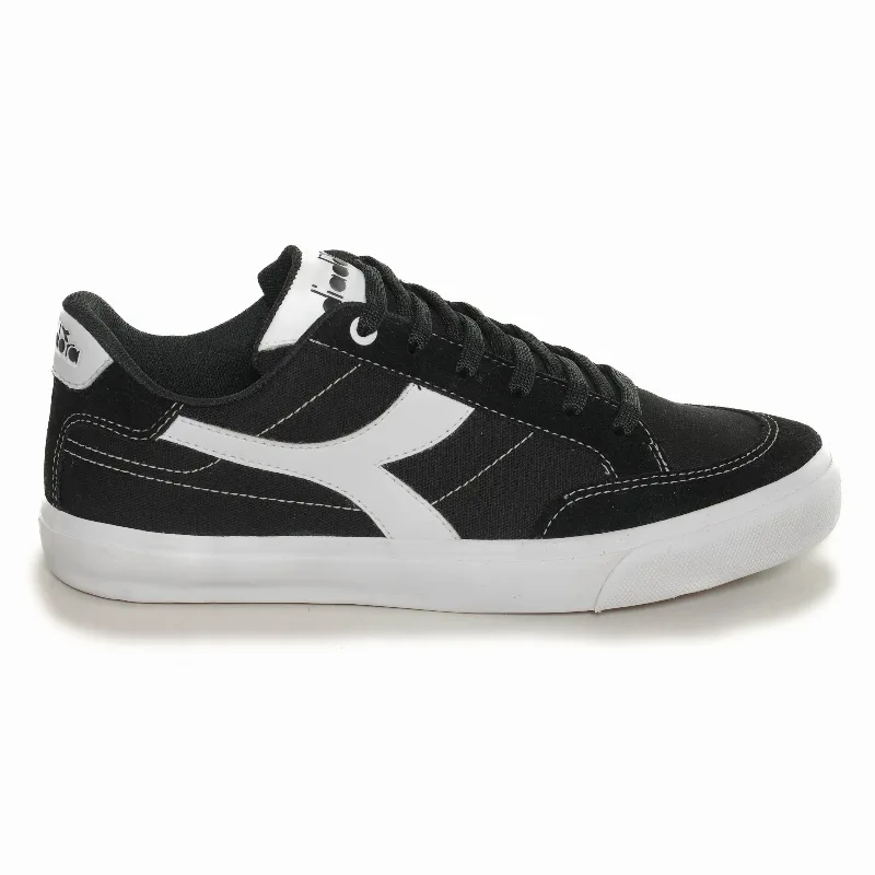 Tenis Casual Unissex Diadora Monza Preto e Branco PRETO/BRANCO - 34 - Diadora