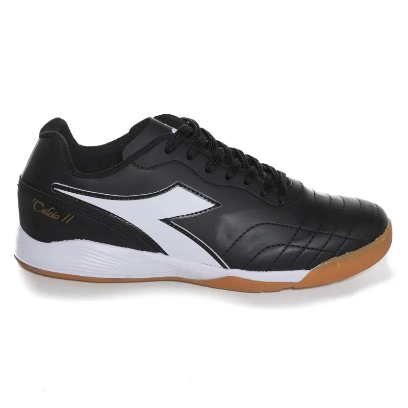 Chuteira Unissex Diadora Calcio II Futsal Preto PRETO/BRANCO - 43 - Diadora