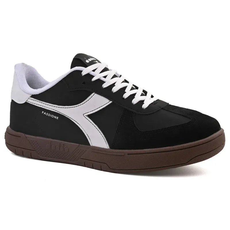 Tênis Diadora Passione Unissex Preto PRETO/BRANCO/MARROM - 37