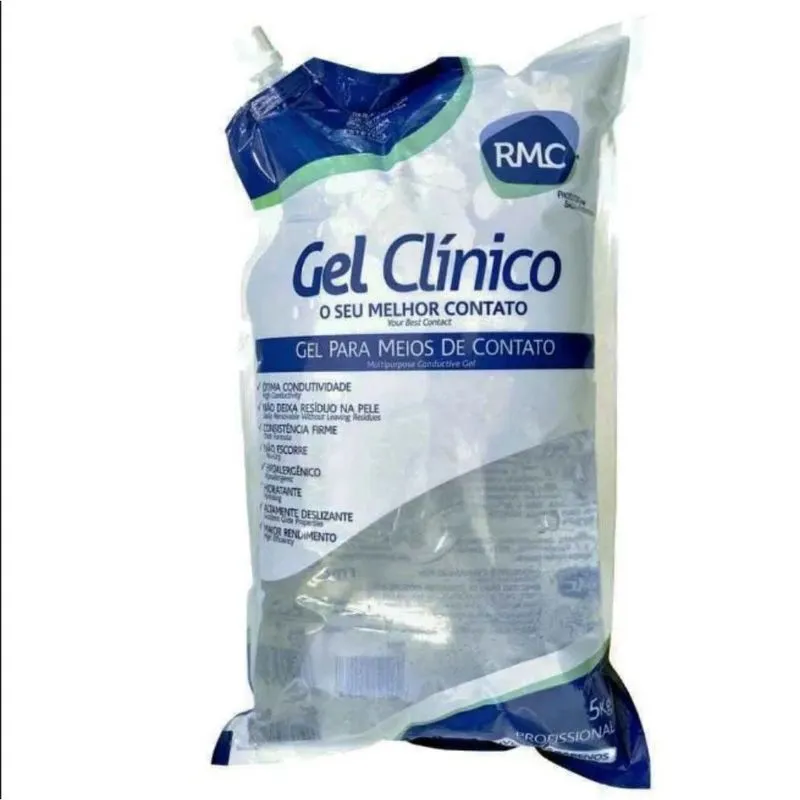 Gel Clinico Contato Condutor Ultrassom Tens Incolor Bag 5kg