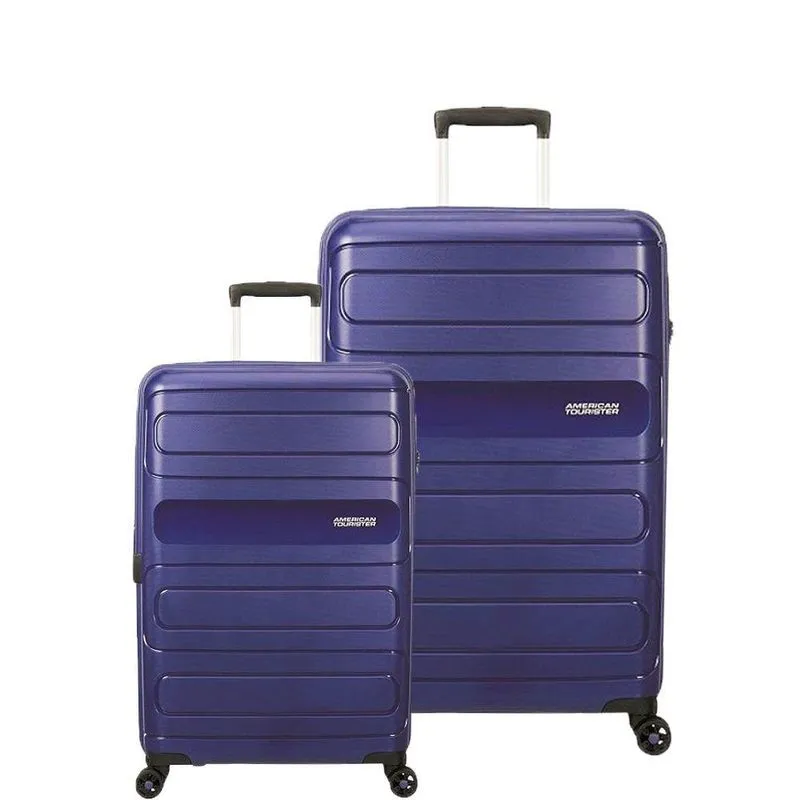Conjunto De Malas Em Polipropileno American Tourister Sunside 2 Pcs P-m Azul