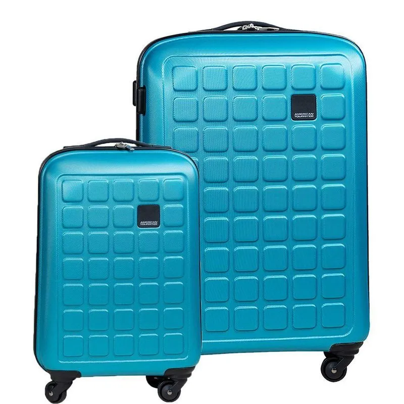 Conjunto de Malas Polipropileno American Tourister by Samsonite Cirrus Light 4 Rodas 360º P/M Verde