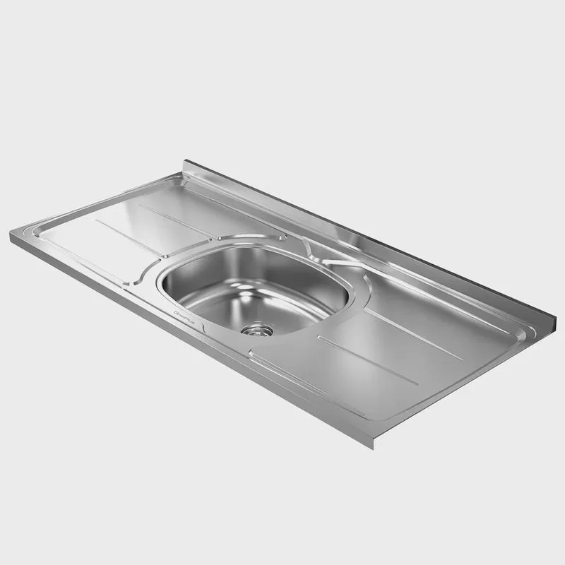 Pia de Cozinha A03 160cm com Cuba Inox - adj Decor