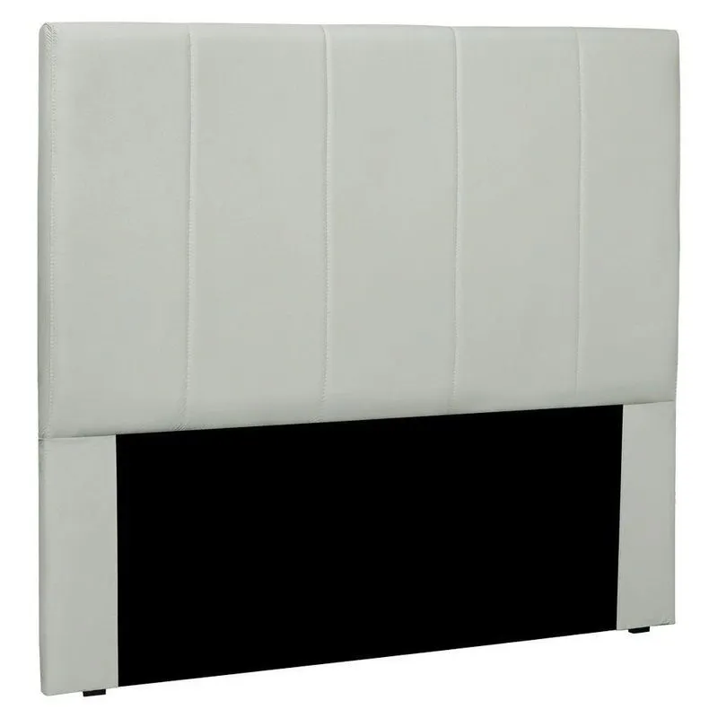 Cabeceira King 1,95m Ravenna Veludo Cinza Prata