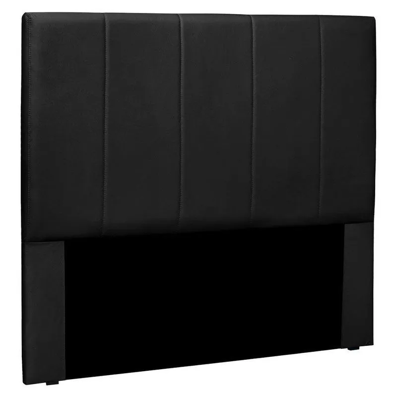 Cabeceira King 1,95m Ravenna Veludo - Pallazio Cor Preto