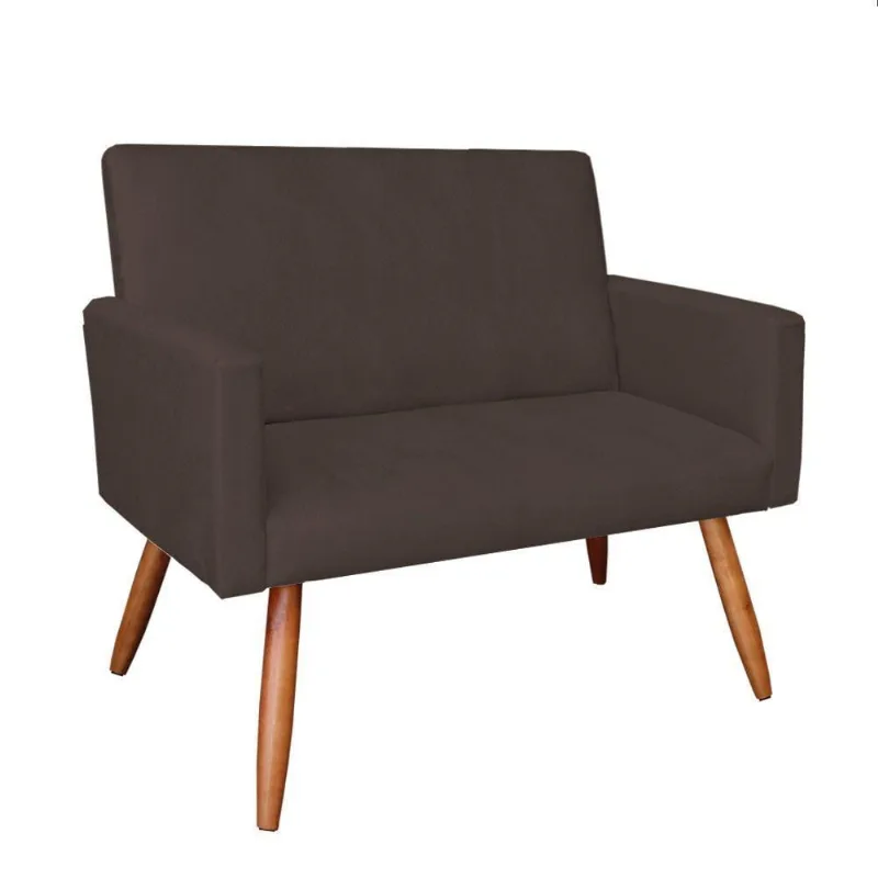 Namoradeira Nina Suede Marrom