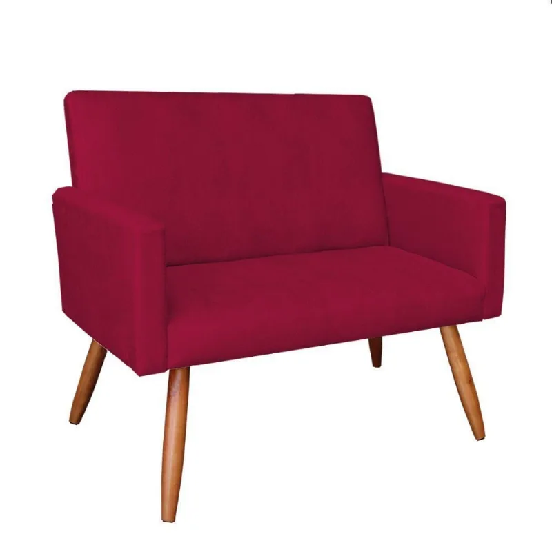 Namoradeira Nina Suede Vermelho