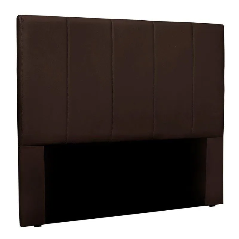 Cabeceira Queen 1,60m Toledo Suede Marrom - Pallazio