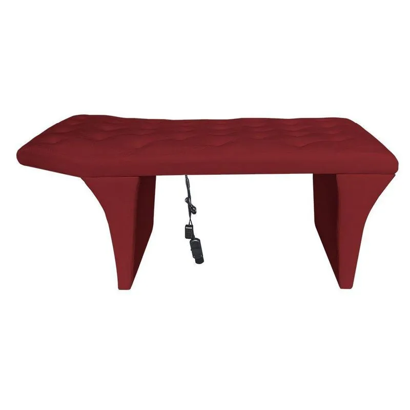 Maca Estética Massageadora Alpes Suede - Pallazio Cor Vermelho