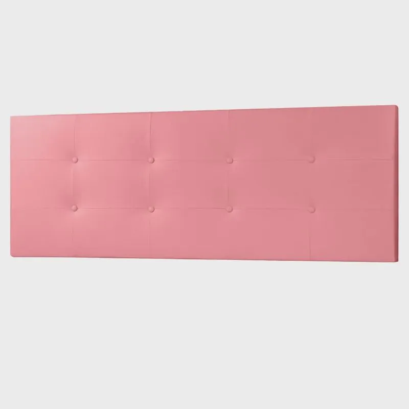 Cabeceira Painel Solteiro 0,90m Berlim Suede Rosa - Pallazio