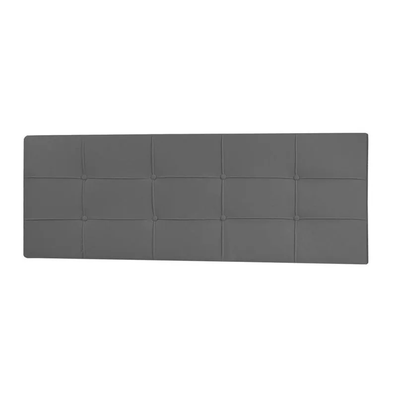 Cabeceira Painel Solteiro 0,90m Roma Corano Cinza - Pallazio
