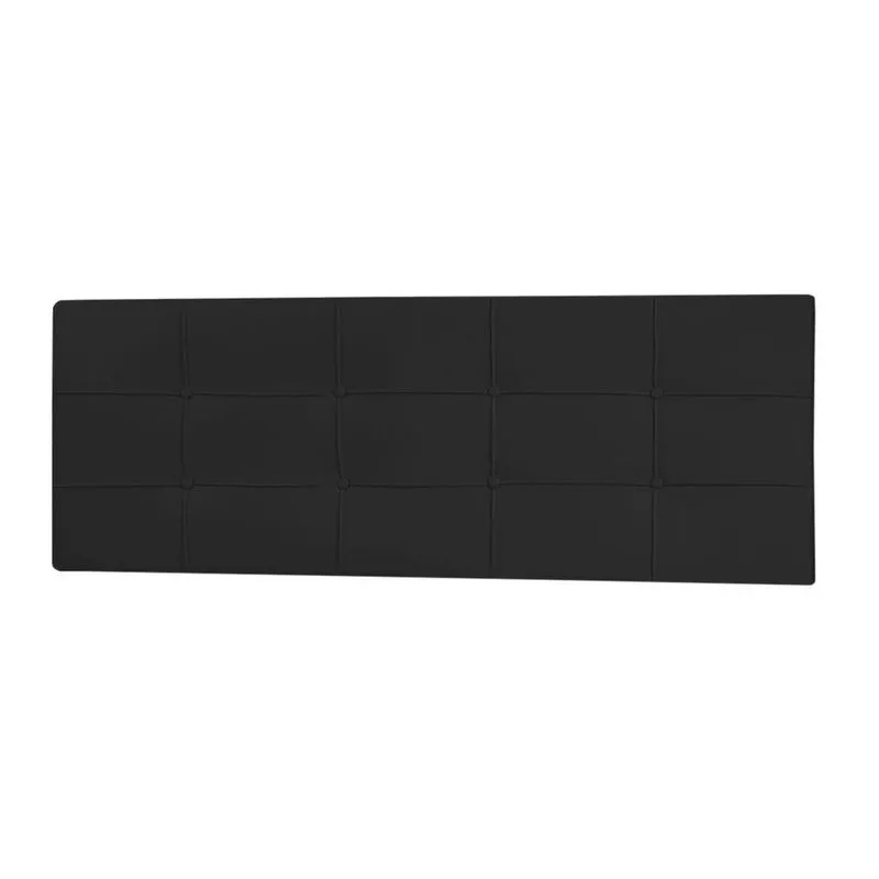 Cabeceira Painel King 1,95m Roma Corano Preto - Pallazio