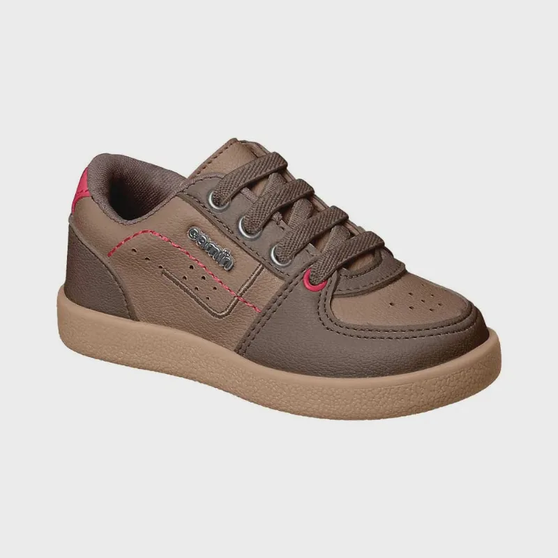 Sapatênis Infantil Joy Carinho Chocolate Castor Camin 2590-763