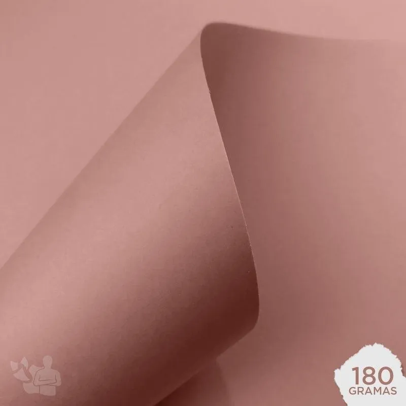 Papel Color Plus 180g A4 Fidji (rosa) 20 Folhas
