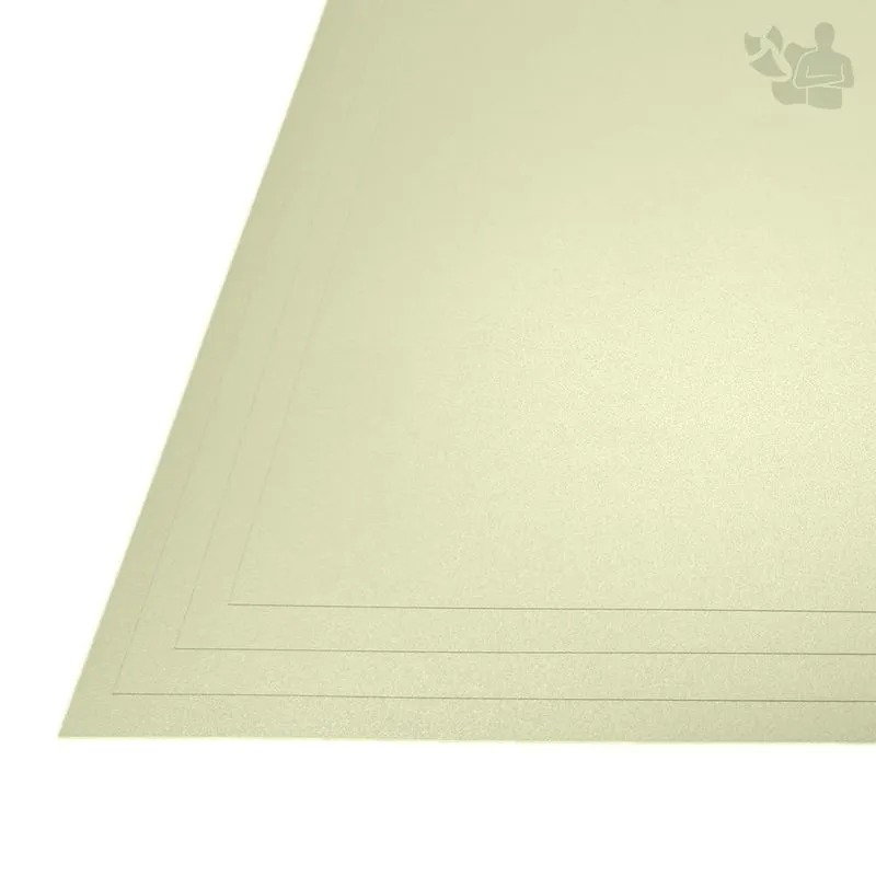 Papel Color Plus Metálico 180g A4 Majorca (marfim) 10 Folhas