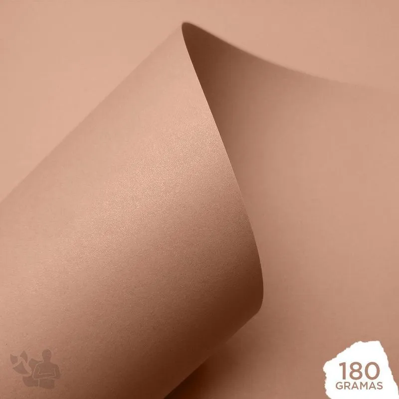 Papel Perolizado 180g A4 (nude) 20 Folhas
