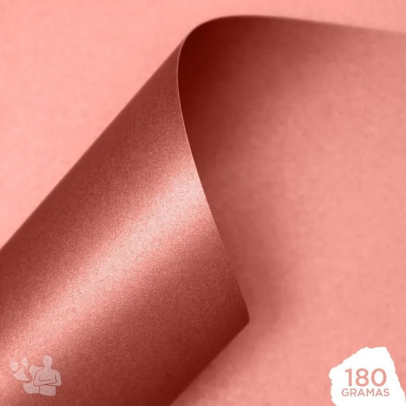 Papel Perolizado 180g A4 (rosa Quartz) 20 Folhas