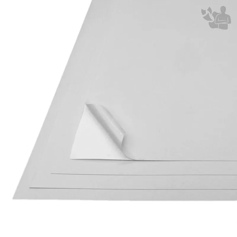 Papel Adesivo Branco Fosco A4 (texturizado) 100 Folhas