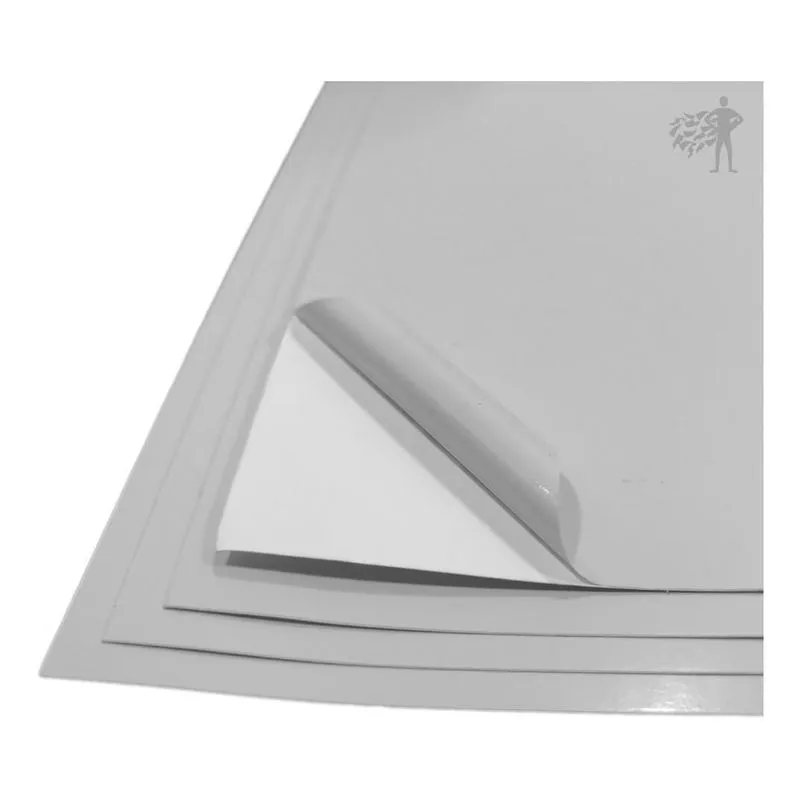 Vinil Adesivo Branco Brilho A4 Laser 50 Folhas