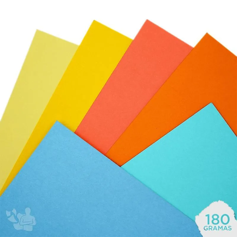 Kit Papel Color Plus Verão 180g A3 30 Folhas