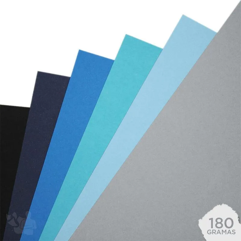 Kit Papel Color Plus Inverno 180g A4 30 Folhas