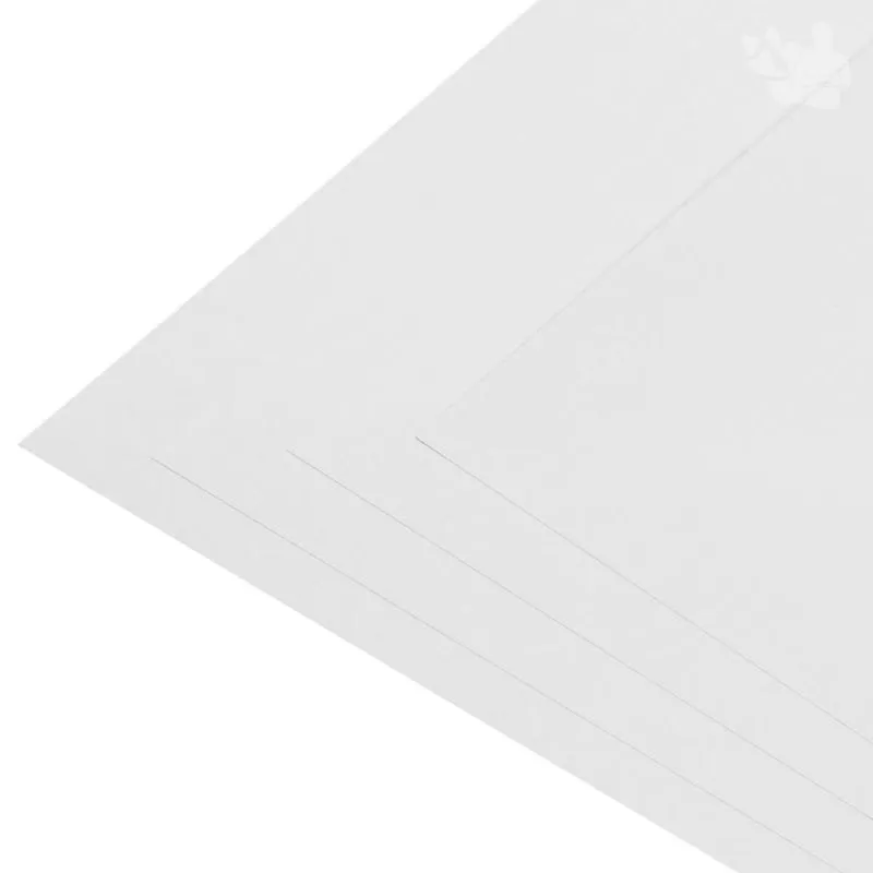 Papel Adesivo Branco Brilho Cola Removível Sra3 25 Folhas