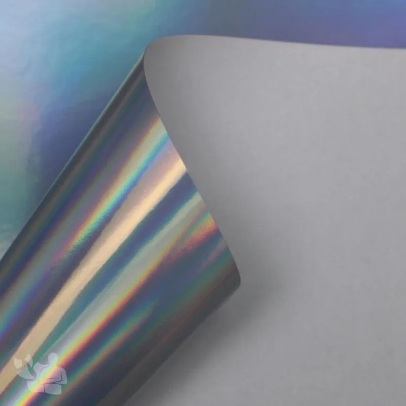 Vinil Adesivo Metal Holográfico Jato De Tinta A4 250 Folhas