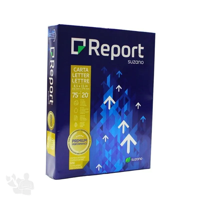 Papel Sulfite Suzano 75g - A4 - Jato/laser/offset - Branco