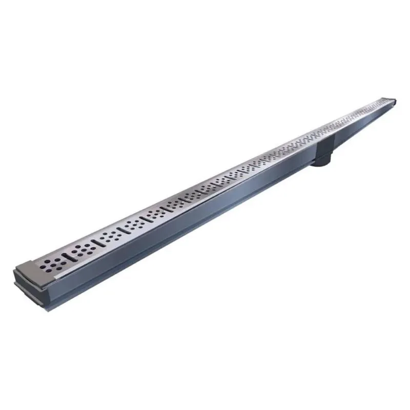 Ralo Linear 5x100cm c/ Saída Central Vertical 6389 Top-Max